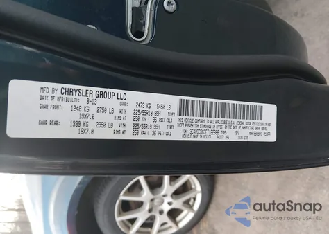 2014 Dodge Journey Sxt из США, поврежденный, VIN 3C4PDCBG3ET122666